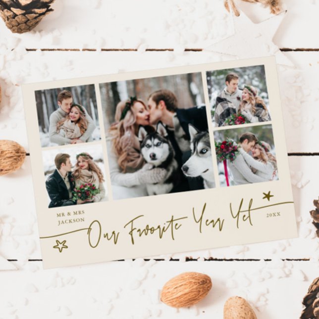 Favorite Year Holiday Newlywed Photo Cream (Creator Uploaded)