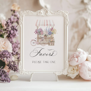 Favors Elegant Off the Market Provence Bridal Poster