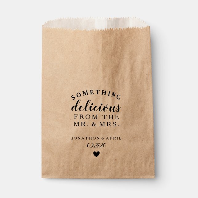 Favour Bag - Something Delicious (Front)