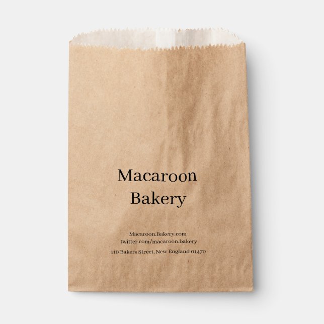 Favour Bags - Macaroon Design (Front)