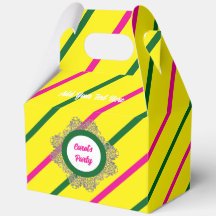 Favour Box 5 Yellow(Pink Green) RFPMDesigns©️2024