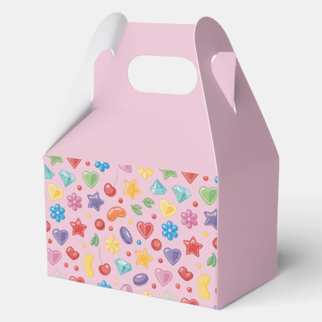 “Favour Box – Colourful Candy & Star Gift Box” (Front)