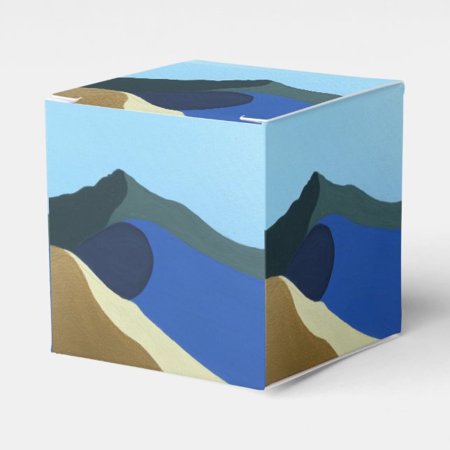 Favour Box Colours of Mt Tamalpias Painting  (Front Side)