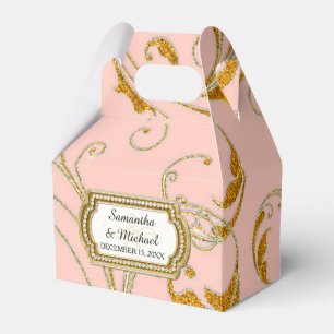 Favour Box Glam Old Hollywood Regency Black Tie