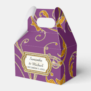 Favour Box Glam Old Hollywood Regency Black Tie