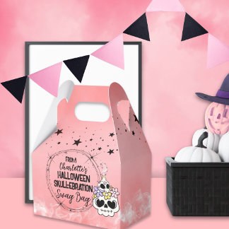 Favour Box Halloween Skull-ebration Swag Bag