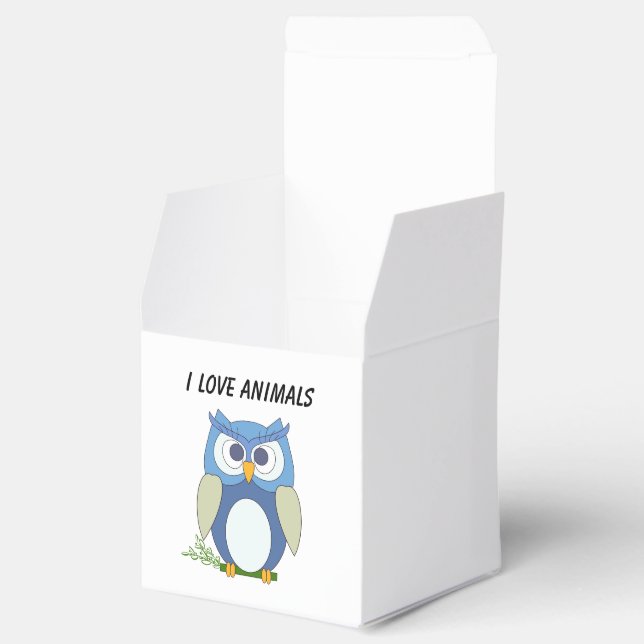 Favour Box "I Love Animals" (Opened)