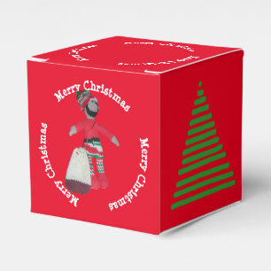 Favour Box - Merry Christmas Elf and Tree