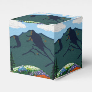 Favour Box Mt Tamalpais Wildflowers Painting