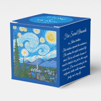 Favour Box - Starry Night - Painting by Mhana
