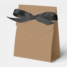 Favour Box Tent Style Light Brown