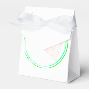 Favour Box with Colourful Concentric Circles