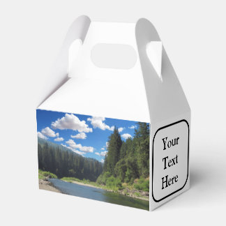 Favour Boxes Gable Personalised California Redwood