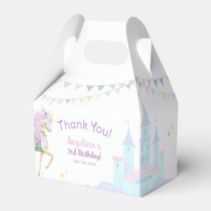 Favour Boxes Unicorn Birthday.