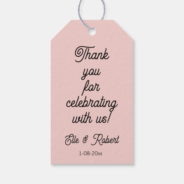Favour Gift Tag  (Back)