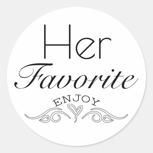 Favour "Her Favourite" Seal (Front)