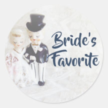Favour Stickers- Bride's Favourite Cute Couple