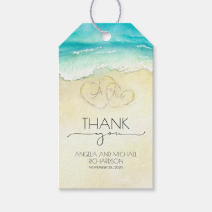 Favour Tag   Tropical Beach Thank You Wedding