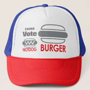 Favour Vote supporting Burger Trucker Hat