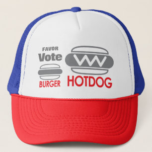 Favour Vote supporting Hotdog Trucker Hat