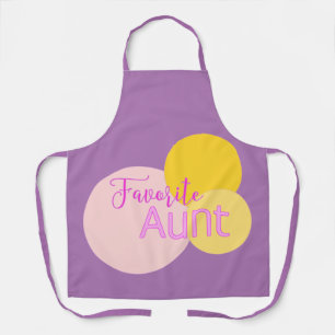 Favourite Aunt Colourful Bubbles    Apron