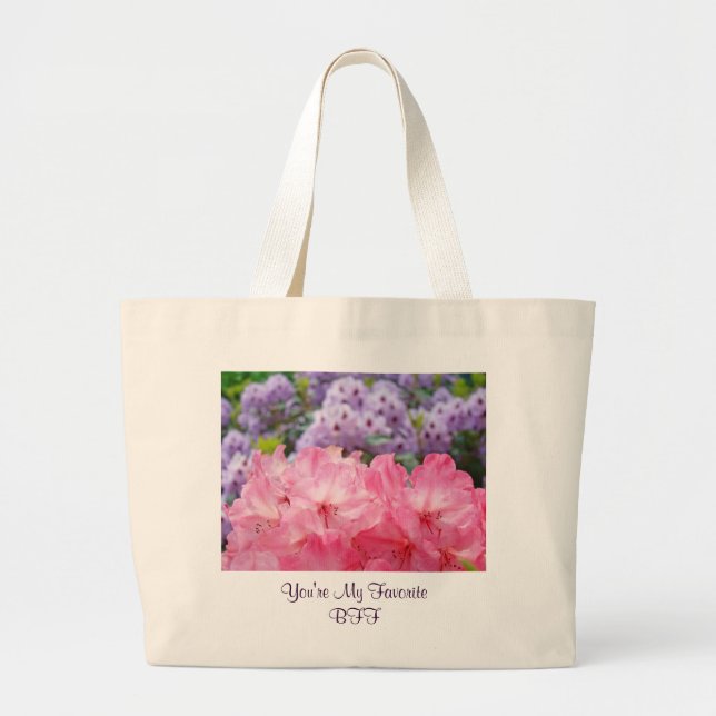 Favourite BFF gifts Totes bag Rhodies Pink Purple (Front)