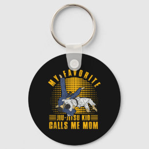 favourite Brazilian Jiu-Jitsu Kid calls Mum Premiu Key Ring
