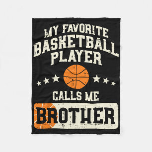 Favourite Bysketbyll Player Brother Family Byller  Fleece Blanket