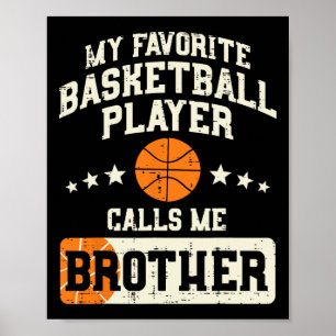 Favourite Bysketbyll Player Brother Family Byller  Poster