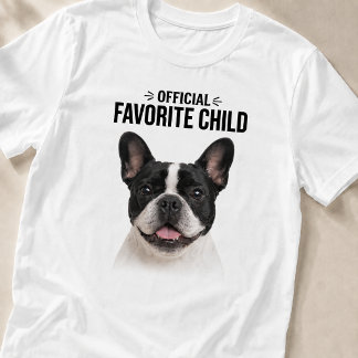 Favourite Child | Custom Minimalist Pet Portrait T-Shirt