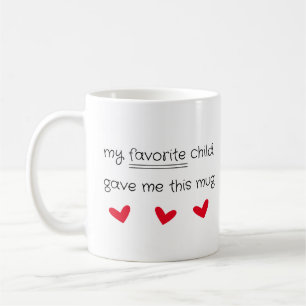 Favourite Child Cute Mother's Day Gift Coffee Mug