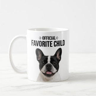 Favourite Child Minimalist Pet Portrait Colour Coffee Mug