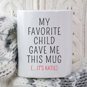 Favourite Child Personalised Father's Mother's Day Mug