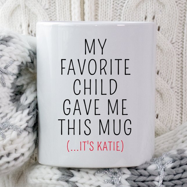 Favourite Child Personalised Father's Mother's Day Mug (Creator Uploaded)