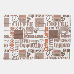 Favourite coffee tea towel