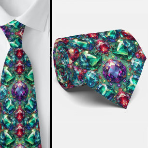 Favourite Colours Gemstone Pattern Tie