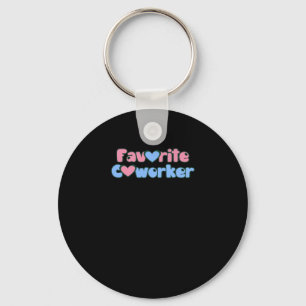 Favourite Coworker Classic Key Ring