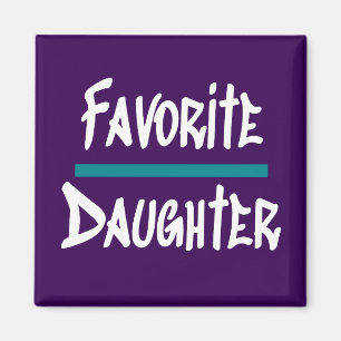 Favourite Daughter Cute Fun Novelty Magnet
