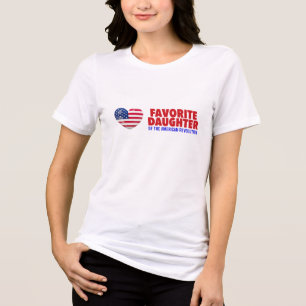 Favourite Daughter of the American Revolution DAR Tri-Blend Shirt