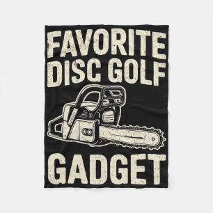 Favourite Disc Golf Gadget Joke Disc Golf _4  Fleece Blanket