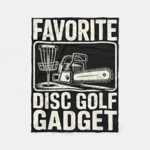 Favourite Disc Golf Gadget Joke Disc Golf _5  Fleece Blanket