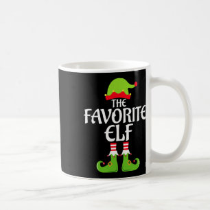 Favourite Elf Matching Family Group Christmas Part Coffee Mug