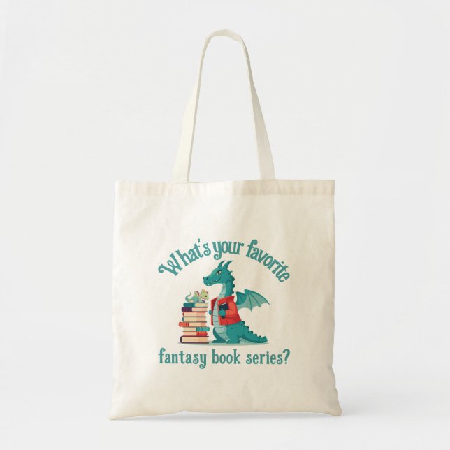 Favourite Fantasy Book Series Conversation Starter Tote Bag (Front)