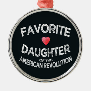 Favourite Fav Daughter American Revolution DAR Metal Tree Decoration