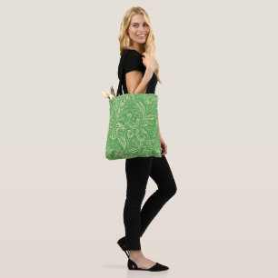 Favourite Floral Pattern in Green Tote Bag