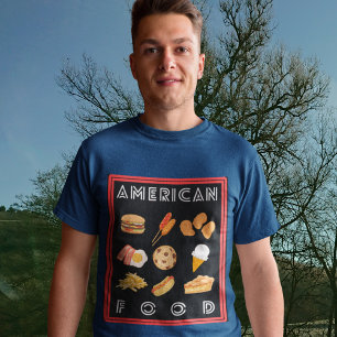 Favourite Foods Around the Globe Collection Style T-Shirt