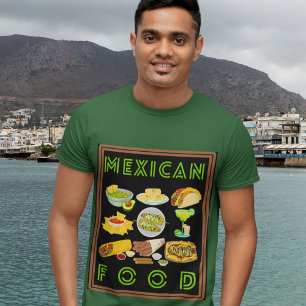 Favourite Foods Around the Globe Collection Style T-Shirt