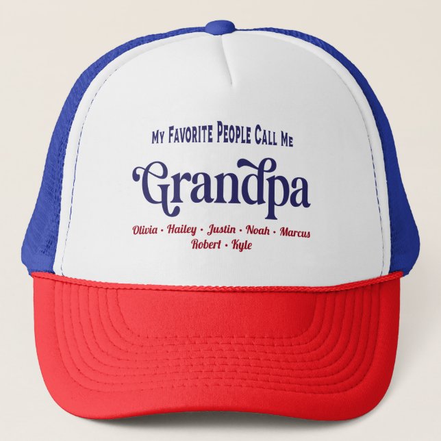Favourite Grandpa Trucker Hat (Front)