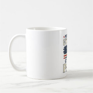 Favourite Gymnast Calls Me Papa Patriotic Vintage Coffee Mug