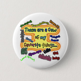 Favourite Gymnastics Things 6 Cm Round Badge
